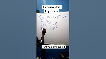 exponential equation