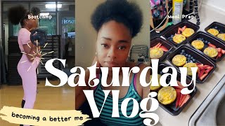 Saturday Vlog: Come to Bootcamp & Meal Prep With Me