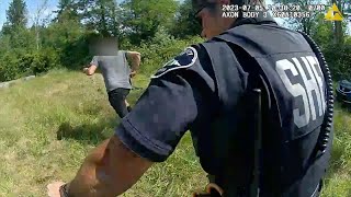 K9 Eddie Assists After Foot Pursuit-Pierce County Bodycam