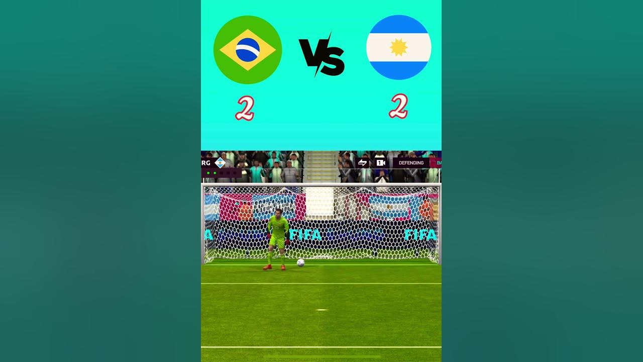 ARG VS BRA penalty shootout Did Neymar miss the penalty ?! shorts youtube YouTube