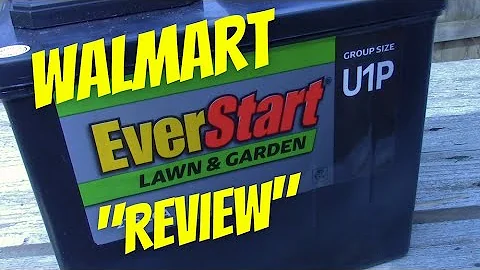 Walmart Everstart Lawn Tractor Battery Review
