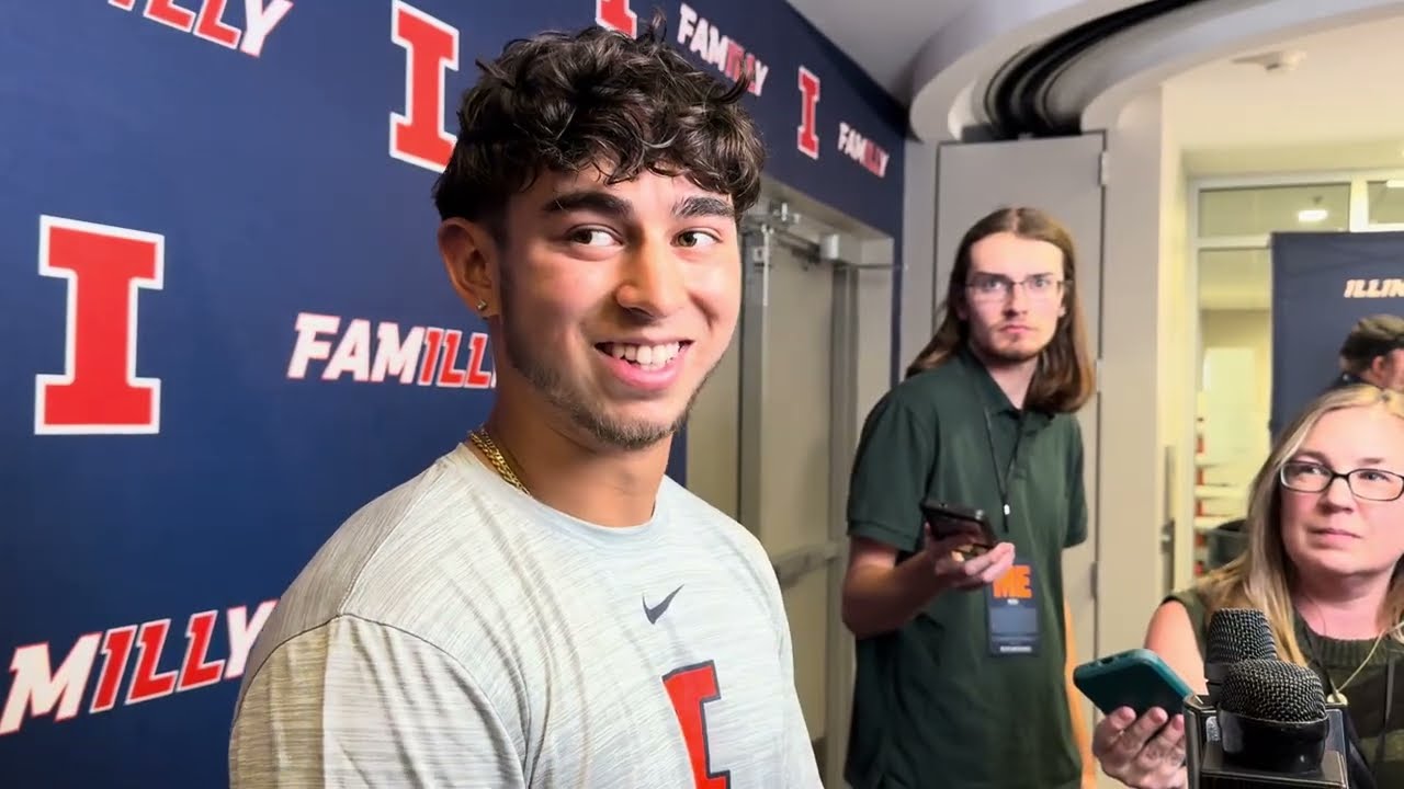 WIU postgame: Illinois WR Hank Beatty
