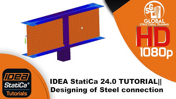 IDEA StatiCa 24.0 TUTORIAL||  Designing of Steel connection