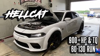 2020 Hellcat Charger Widebody makes insane bolt on horsepower and 60-130 run.