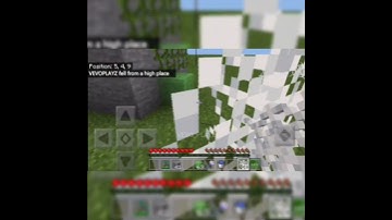 Minecraft cobweb clutch #minecraft #shorts #mlg