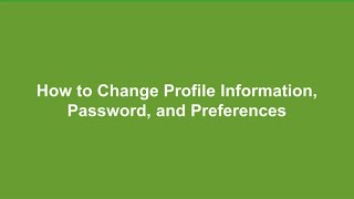 iLearn - How to Change Profile Information, Password, and Preferences screenshot 5