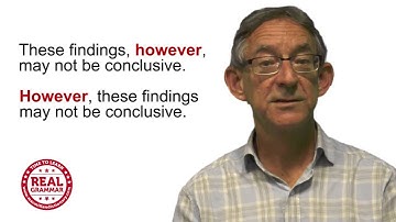 Real Grammar: Can I start a sentence with however?