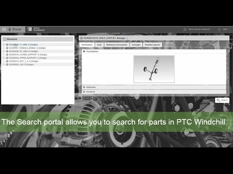 Wincom's External PTC Windchill Apps Platform Search Portal Demo