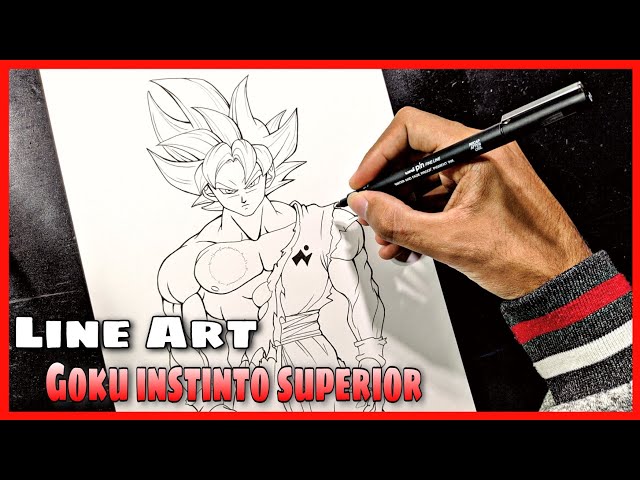 Desenhando Vegeta instinto Superior - Drawing vegeta ultra instinct -  Dragon Ball Super - DRAWING 