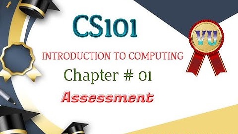 CS101, CS101Assessments, Virtual University, Study walkover, VU, Introduction of Computing,