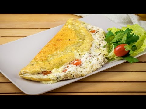 Fluffy omelette: a nice recipe to try right now! - YouTube