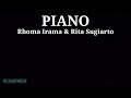 PIANO-Rhoma Irama & Rita Sugiarto ( Karaoke )