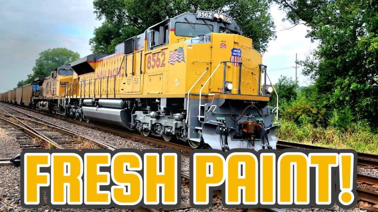 FRESH PAINT TAKEOVER! CLEAN train action featuring new ES44ACHs, Ace, K5LLA, mega power,  H1 & more!