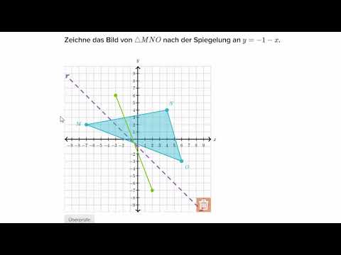 Punkte an einer Diagonalen spiegeln