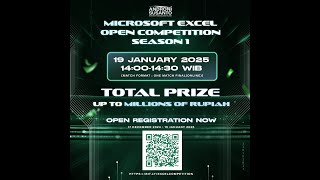 Online Workshop Microsoft Excel Open Competition Season 1 - 23 January 2025