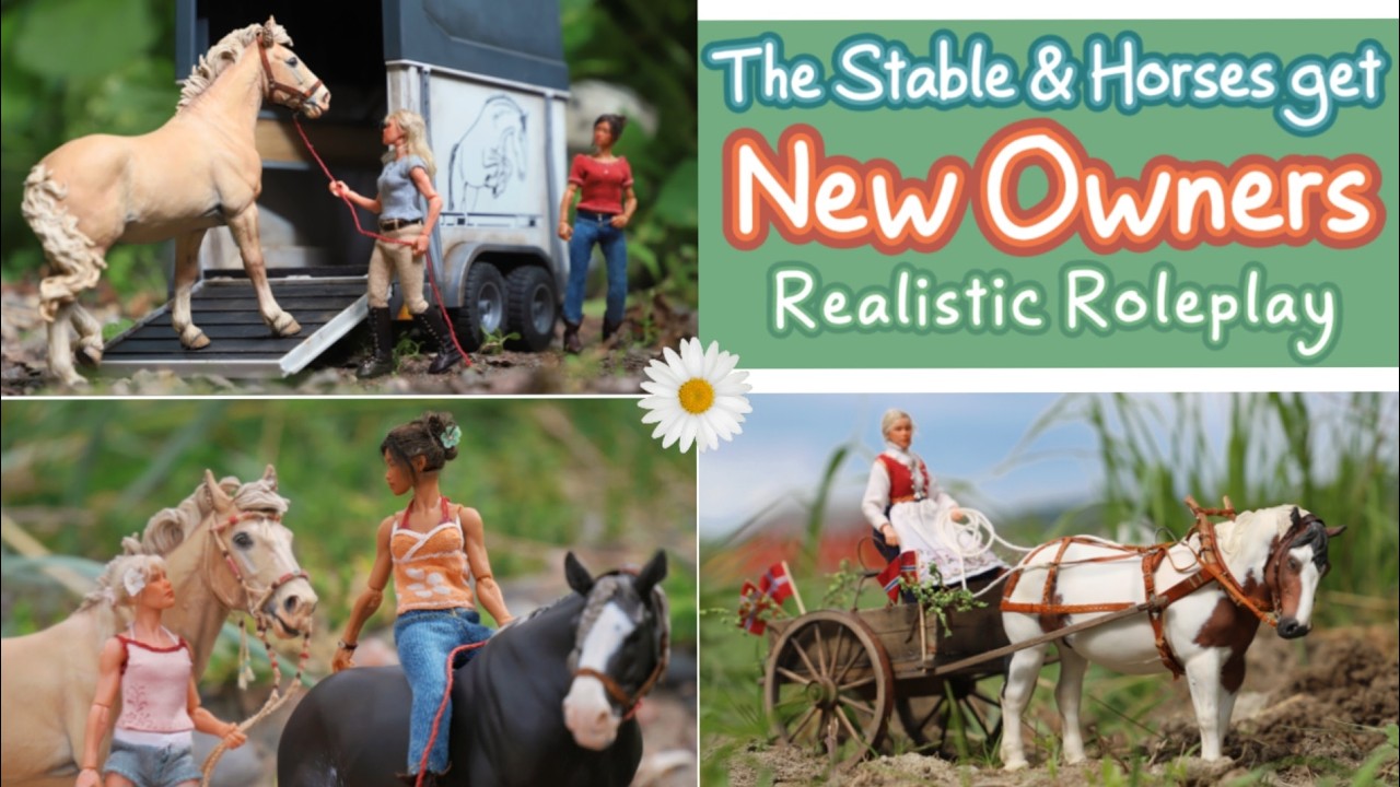 Summer Days in The Stable & The Horses get New Owners... - Schleich Realistic Roleplay Ep. 4 S. 2