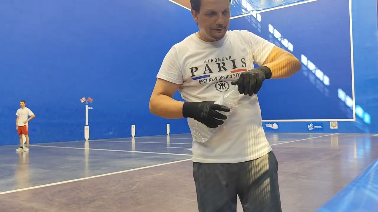 Pelota mano Franki y Borja contra Carlitos y Víctor 