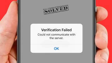 Verification Failed Could Not Communicate With the Server / iPhone / iPad / How to Fix?