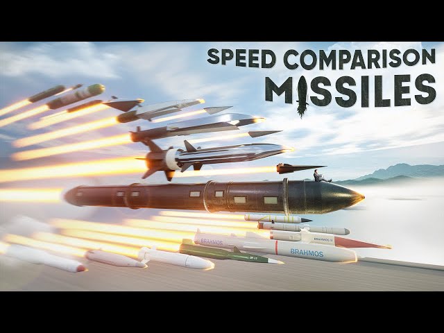 SPEED COMPARISON 3D | Missiles 🚀 class=