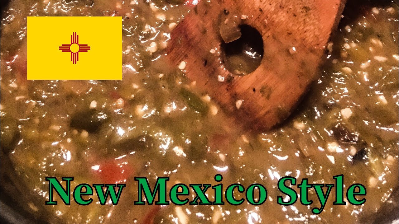 New Mexico Green Chile Sauce Enchilada Sauce Recipe YouTube
