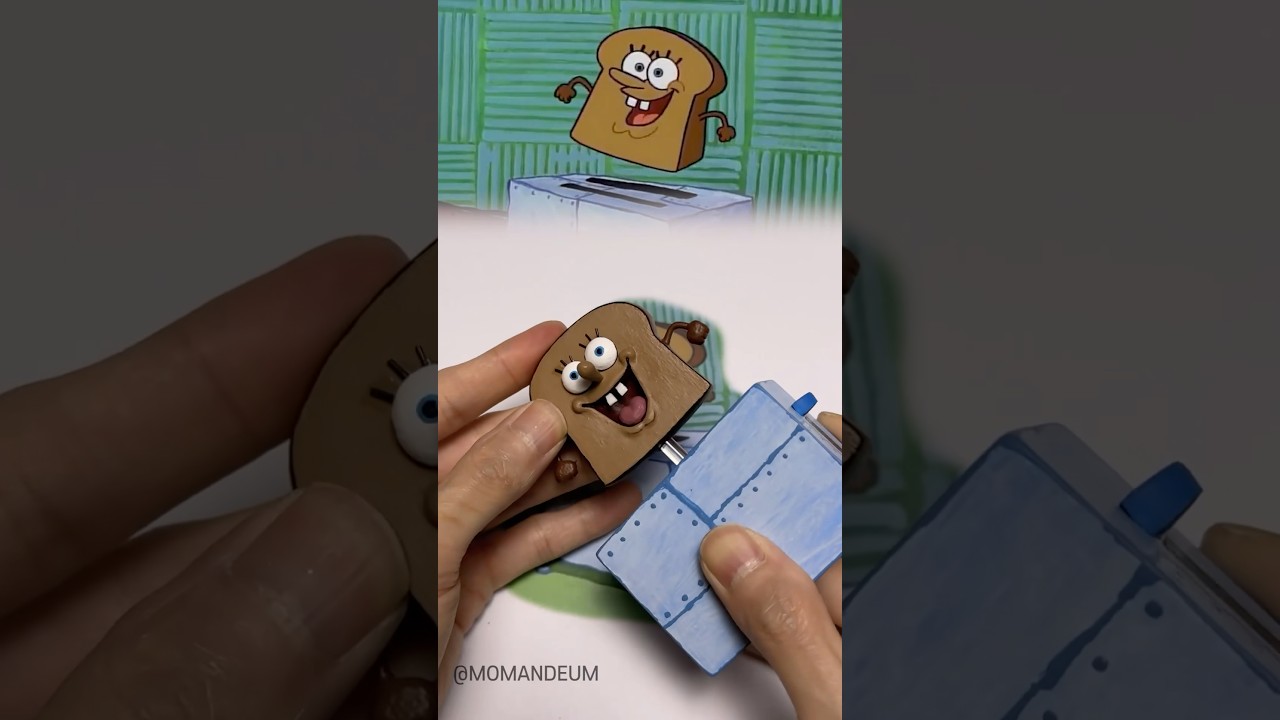 Making SpongeBob Toast with 3D Pen 