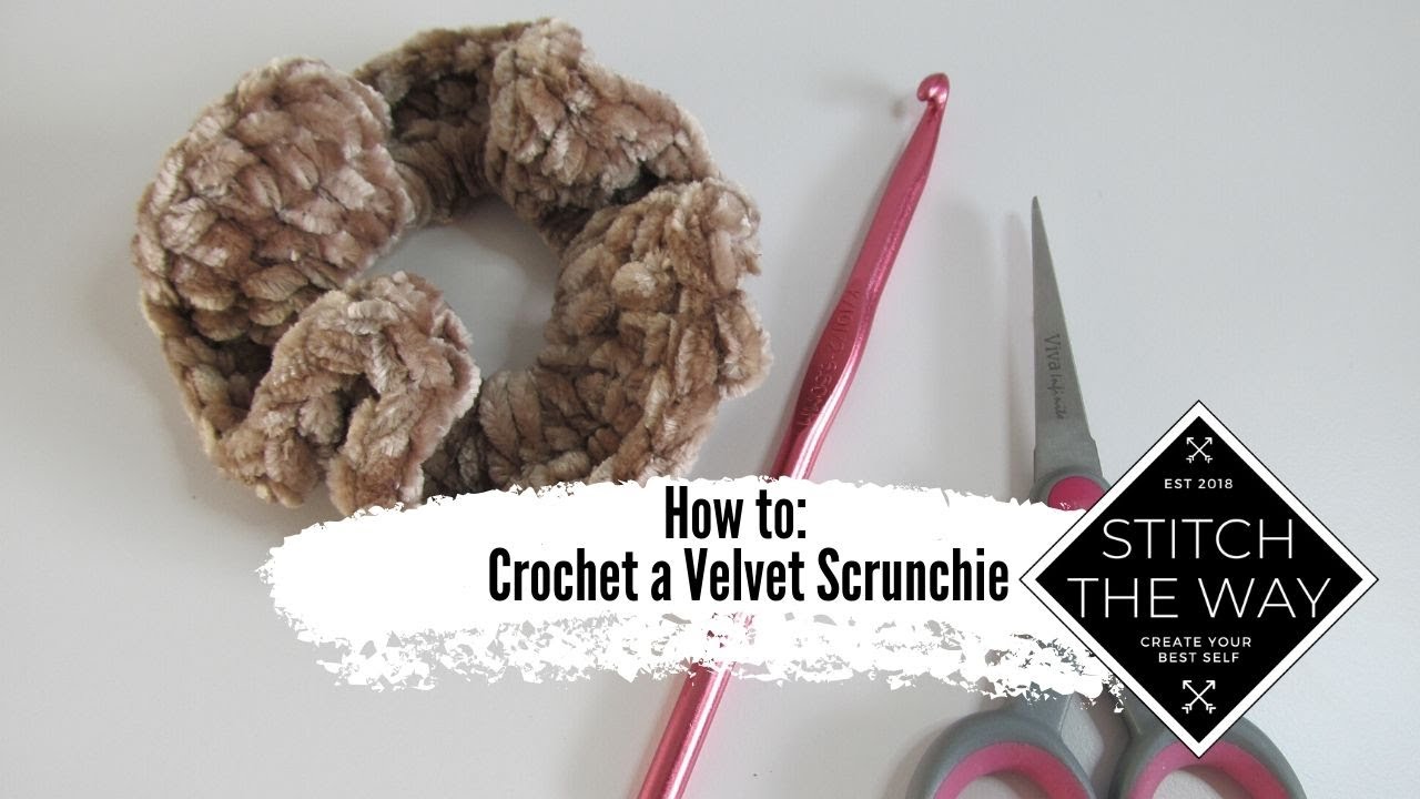 How To: Crochet a Velvet Scrunchie