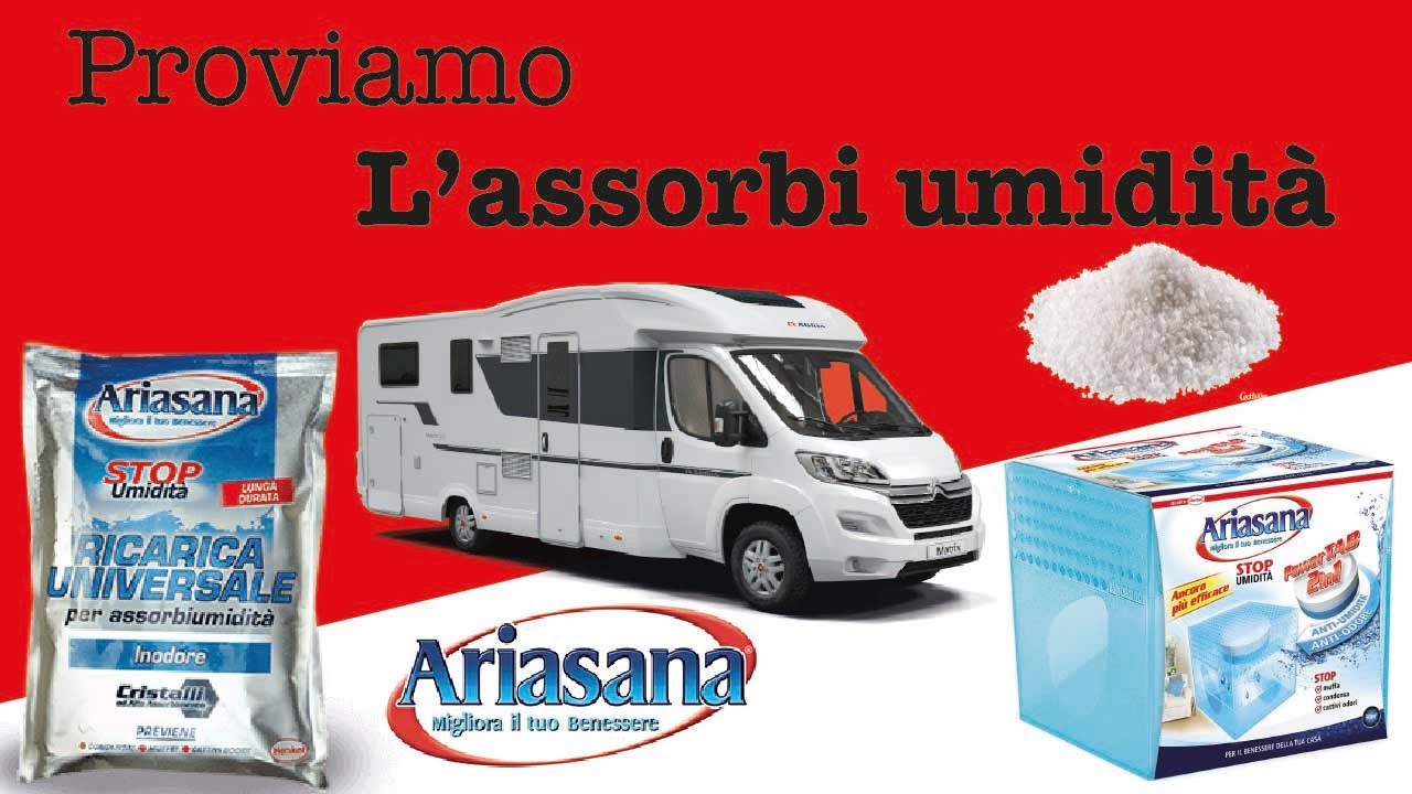 Proviamo il deumidificatore (assorbi umidità) per eliminare la condensa sul  camper Funziona!! 