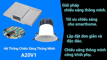 hệ thống chiếu sáng thông minh A20V1 | lắp đặt chiếu sáng thông minh  toilet, nhà vệ sinh, nhà tắm