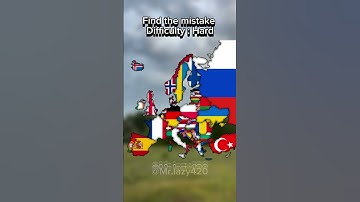 Find the mistake #mapper #europe #geography #mapping #mapchart #map #globalmapper #countrys