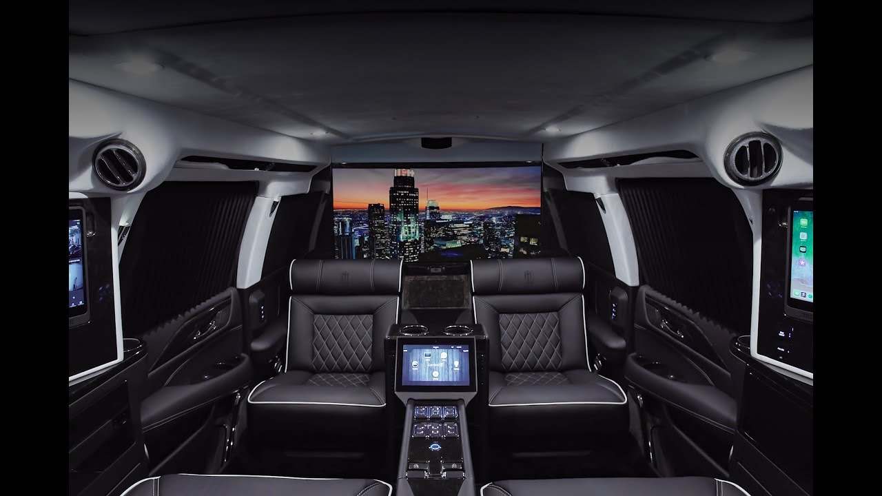 2019 Armored Cadillac Escalade Mobile Office L Versailles Edition Lexani Motorcars