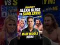WWE MATCH ft:- SAMI ZAYN VS ALEXA BLISS / #wwe #wwe2k25 #shortsfeed
