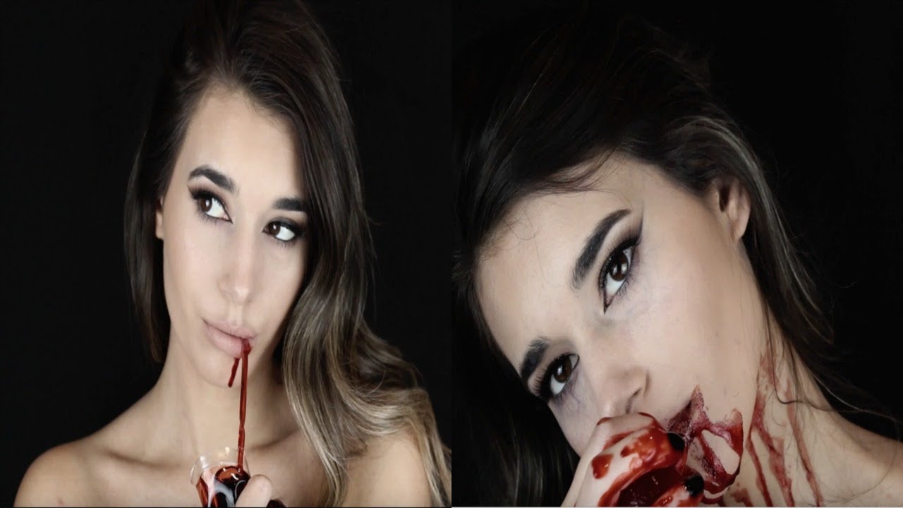 Functional Vampire Vs Ripper Vampire Halloween Makeup Tutorial