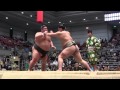【双子力士・幕下】 貴源治 vs 前田 2015大相撲三月場所8日目 Takagenji vs Maeta SUMO