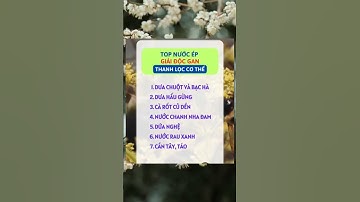 Top nước ép giải độc gan, thanh lọc cơ thể#shorts