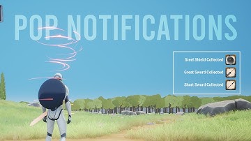 Unreal Engine 5 - Animated Pop Notifications -  Action RPG #106