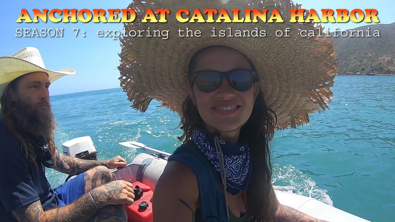 Anchored at Cat Harbor at the Isthmus of Catalina Island