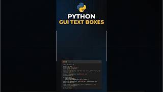 How to Add Text Boxes in Python !🐍 | Python GUI for Beginners