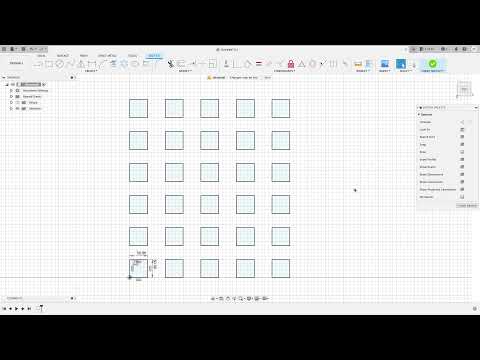 (Part.17) 2D Sketching (Rectangular Pattern). Fusion 360 for the absolute beginner help series.