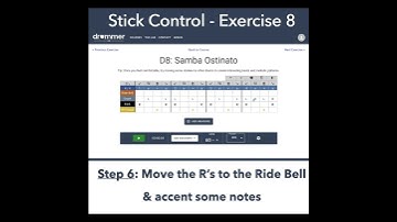 R L R L + L R L R: Stick Control Exercise 8 #drumming #drumrudiments #stickcontrol