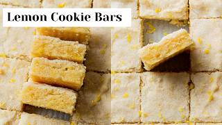 Easy Lemon Cookie Bars (7 Ingredients!)