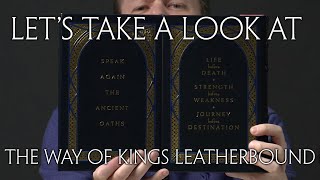 Let's Take a Look at The Way of Kings Leatherbound!