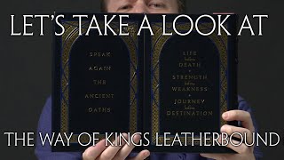 Celebrity Let's Take a Look at The Way of Kings Leatherbound! Wealth