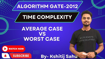 Algorithm GATE-2012 Problem Solution