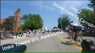RAGBRAI 2023 Day 2 Storm Lake to Carroll