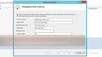 ジオトラスト SSL証明書　CSRの生成  Microsoft Server 2012 - IIS 8