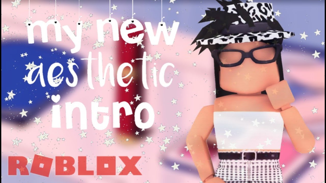 My New Aesthetic Intro Roblox Youtube - new intro thumbnail roblox