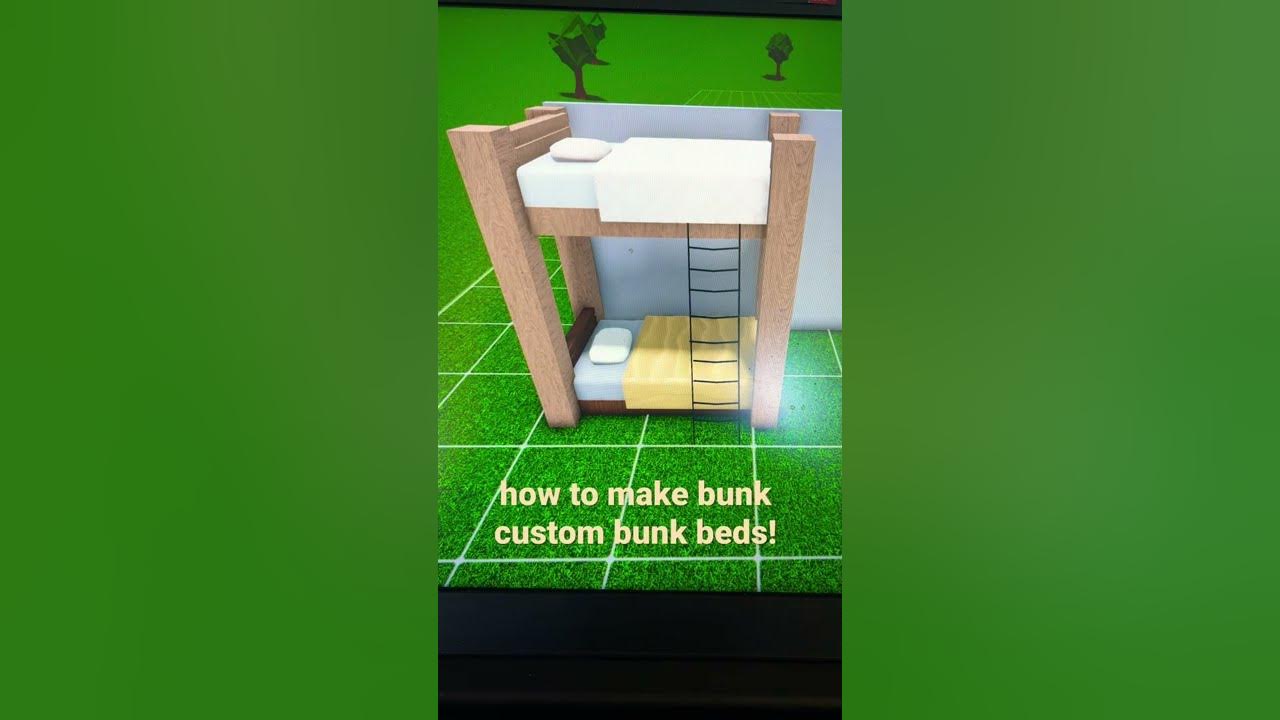 How To Make A Bunk Bed In Bloxburg how to make custom bunk beds! i didn’t come up with this idea