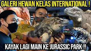 NGERI! JURASSIC PARK INDOOR! GREBEK GALERI HEWAN ISINYA MILYARAN !