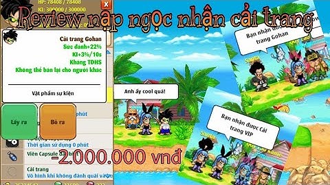 NRO- Review sự kiện nạp ngọc nhận cải trang vĩnh viễn là có thật