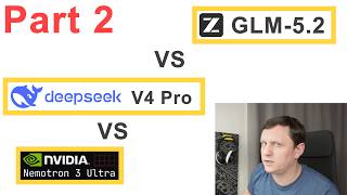 LLM lighthouse benchmark Part 2: GLM-5.2 vs Deepseek V4 Pro vs Nemotron 3 Ultra